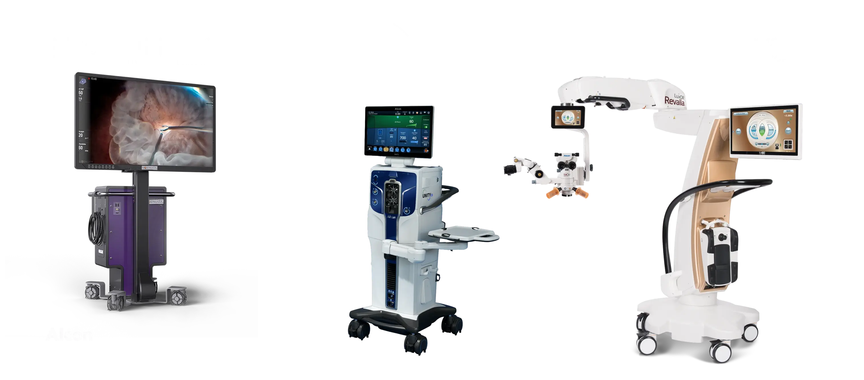 Suite de equipos Alcon para el quirófano